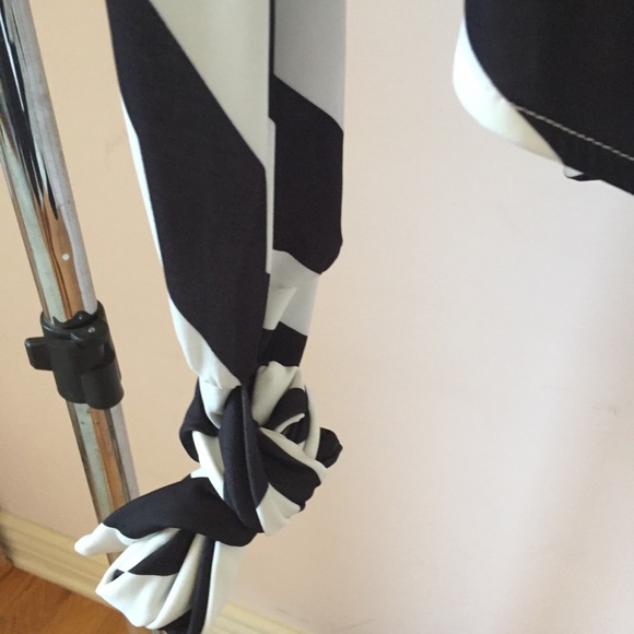 Topshop Striped Splice Blouse - Picture 5 of 8